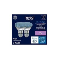 Ge Reveal 2Pack 35Watt Dimmable Colorenhancing Par20 Halogen Appliance Light Bulbs