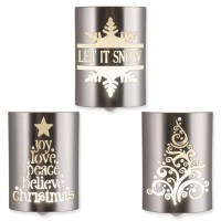 Lights By Night Holiday Led Night Lights, 3 Pack, Dusk-To-Dawn, Christmas Home D