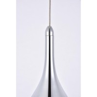 Amherst Collection Led 1-Light Pendant 5 In X 9In Chrome Finish