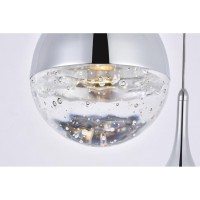 Amherst Collection Led 5-Light Chandelier 15In X 9In Chrome Finish