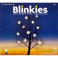 Blinkies - Intermittent, Non-Programmed, Relaxing Blinking Lights, 72 Foot, 12 C7 Bulbs Patented Soft White Blinking Christmas Lights For Holiday Party Wedding Celebration Outdoor Decorating