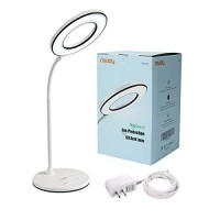 Miady Led Desk Lamp Eye-Caring Table Lamp, 3 Color Modes With 4 Levels Of Brightness, Dimmable Office Lamp With Adapter, Touch Control Sensitive, 360? Flexible