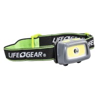 Life Gear 3Aaa Multi Mode 500 Lumen Head Light Wsafety Flasher And Whistle