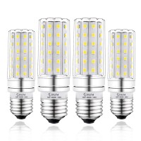 E26 Led Bulbs,12W Led Corn Light Bulb,100 Watt Equivalent 1200Lm, Daylight White 6000K,E26/E27 Base Non-Dimmable Ceiling Fan Light Bulbs For Indoor Outdoor Home Garage,4 Pack