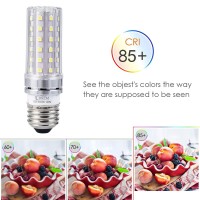 E26 Led Bulbs,12W Led Corn Light Bulb,100 Watt Equivalent 1200Lm, Daylight White 6000K,E26/E27 Base Non-Dimmable Ceiling Fan Light Bulbs For Indoor Outdoor Home Garage,4 Pack