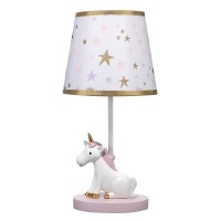 Bedtime Originals Rainbow Unicorn Lamp With Shade Bulb White 1 Count Pack Of 1