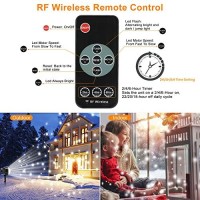 Snowfall Christmas Light Projector, Indoor Outdoor Holiday Projector Lights With Remote Control, Rotating Snow Falling Projector Lamp For Halloween Xmas Wedding Garden Landscape Decorative(Snow Spots)