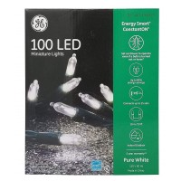 Distressed Box Ge 100 Led Miniature Lights Energy Smart Constanton, Pure White