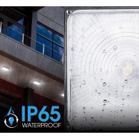 Parmida (4 Pack) Led Canopy Light, 70W, Dimmable, 110-277Vac, Ip65 Waterproof, Etl-Listed, 5000K, 9.6