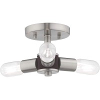 Livex Lighting 3 Lt Brushed Nickel Ceiling Mount