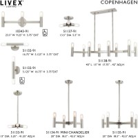 Livex Lighting 3 Lt Brushed Nickel Ceiling Mount