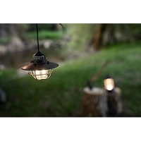 Barebones Edison Pendant Light - Led Railroad Lantern - String Light - Vintage Rustic Hanging Usb Led Light (Antique Bronze)