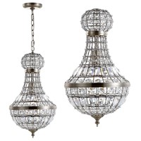 Jonathan Y Jyl6108A Regina 10 Crystalmetal Empire Led Chandelier Pendant Glam Contemporary Transitional Dimmable Adjustable Di