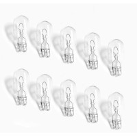 Tp Etoplighting 10-Pack T5-12V-4W, T5 Wedge Base Replacement Bulb, 12 Volt 4 Watt Low Voltage, T5-12V-4W(10), Apl2178