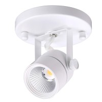 Cloudy Bay Led Flush Mount Ceiling Spot Light Cri90 8W 600Lm 3000K Warm White Dimmable Adjustable Tilt Angle Ceiling Light Fixt