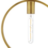 Modway Orbit Brass Metal Hoop Ceiling Light Pendant Light