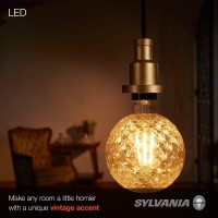 Sylvania Led Vintage Pineapple Shaped Light Bulb, Amber Glow, 150 Lumens, 2175K - 1 Pack (40201)