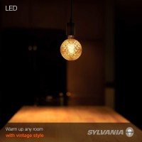 Sylvania Led Vintage Pineapple Shaped Light Bulb, Amber Glow, 150 Lumens, 2175K - 1 Pack (40201)