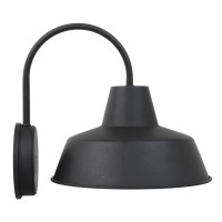 Sylvania Weymouth Vintage Light Fixture, Black / Oil Rubbed Bronze Flush Mount Sconce, 40W A19 Soft White Dimmable Led Bulb Included (60060)