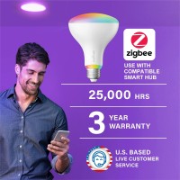 Sengled Smart Bulbs That Work With Alexa, Google, Smartthings, Zigbee Hub Required, Br30 Smart Led Bulb 75W, Smart Recessed Light Bulbs, Color Changing Light Bulb, Smart Flood Light E26, 940Lm 1 Pack