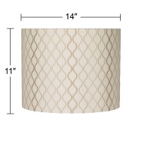 Embroidered Hourglass Medium Lamp Shade 14