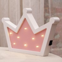 Sweet Fanmulin Crown Led Light Wall Decor Queen Princess Kings Shaped Signlightedcrown Decor For Birthday Wedding Party Chri