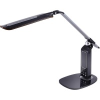 Adjustable LED Desk Lamp with Digital Screen provides stellar illumination and has a bold digital screen that displays the date and time with an alarm function so you never lose track of time Lamp provides three adjustable color temperature modes for rela