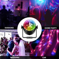 2Packdisco Ball Dj Party Lights Sound Activated With Remote Control Strobe Lamp 7 Modes Stage Light For Home Room Dance Parti