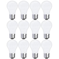 Ge Led Ceiling Fan Light Bulbs, 40 Watt, Soft White, A15 (12 Pack)