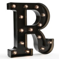 Light Up Black Alphabet Marquee Letters Sign Led Marquee Number Lights Sign For Night Light Home Bar Christmas Lamp Birthday Party Wedding Decoration R