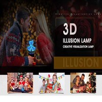 Serkyhome 3D Illusion Night Lights For Kids With Remote Control 7 Colors Led Table Lamp-Superhero Toys (Superheroes)