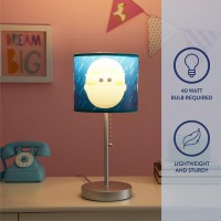 Nickelodeon Paw Patrol Stick Table Kids Lamp With Pull Chain, Themed Printed Decorative Shade