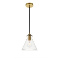 Destry 1 Light Chrome Pendant With Clear Glass