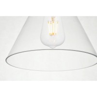 Destry 1 Light Chrome Pendant With Clear Glass