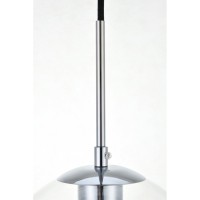 Baxter 1 Light Chrome Pendant With Clear Glass