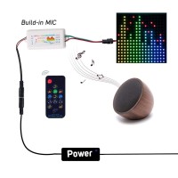 Btf-Lighting Ws2812B Ws2811 Ws2813 1903 Led Strip/Panel Bluetooth Music Dream Color Csy08 Controller 13 Keys Rf Remote 512 Pixels