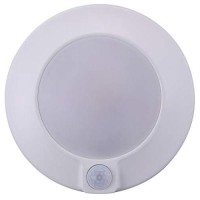 Cloudy Bay Motion Sensor Ceiling Light Indoor,120V Cri90 10W 5000K Bright Day Light,6.5 Inch Led Flush Mount Ceiling Lighting Fixture For Garage,Walk-In Closet,Attic,Pantry Wet Location White Finish