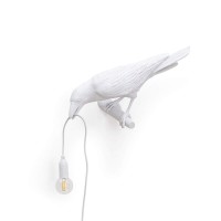 Seletti Bird Lamp Looking, White