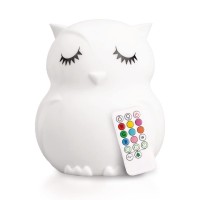 Lumipets Owl Kids Night Light Silicone Nursery Light For Baby And Toddler Squishy Night Light For Kids Room Animal Night Lig