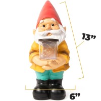 Vp Home Gnome Solar Powered Led Outdoor Decor Garden Light Solar Powered Outdoor Decor Garden Light Great For Your Garden Solar Powered Light Garden Gnome Decorations Gifts For Outside Patio Lawn