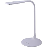 Relax and recharge when you incorporate this Modern Battery Desk Lamp into your work space Builtin rechargeable battery provides continuous use up to 4 hours Optional timer automatically shuts off to save energy Touch control features multilevel dimming L