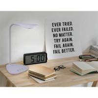 Minimalist Desk Lamp with Battery features a builtin rechargeable battery that lasts up to 4 hours for onthego use Optional timer automatically shuts off to save energy Longpress power button allows gradual dimming Lamp provides three adjustable color tem