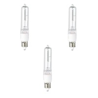 Westinghouse 50W T4, E11 Mini-Can Base Clear 1300Hr 600Lm 120V Halogen Light Bulb (3 Pack)