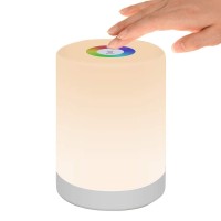 Aeepotol Night Light For Kids Nursery Lamp For Baby Room Breastfeeding Dimmable Led Bedside Cordless Lamp Touch Control Rechar