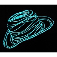 Jiguoor El Wire Battery Pack 164Ft 5M Bright Neon Light Strip 360 Illumination Neon Tube Rope Lights For Diy Festival Party