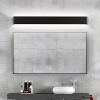 Ralbay Modern Black Bathroom Vanity Light 32.6Inch Vanity Light For Bathroom 30W Up And Down Indoor Wall Lighting Fixtures Natural White 4000K