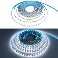 Yunbo 12V White Led Strip Lights Narrow 4Mm Width Super Thin 164Ft5M 600Leds Smd2835 Self Adhesive Flexible Led Tape Light No