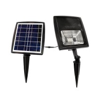 Gama Sonic Solar Flood Light With Warm White Leds