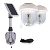 Light My Shed Iv W/ 2 Lights Included - W/ Gs Solar Light Bulbs