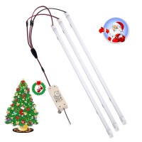 Jimwhen 4Ft Magnetic Mount Led Retrofit Kit,54W, 5000K,2X4 Ft Led Retrofit Kit,1 Driver W/ 3 Tubes Per Kit,T8 T10 T12 Fluorescent Replacement Led Light Bar, 0-10V Dimmable,Easy Quick Install,Ul Cert